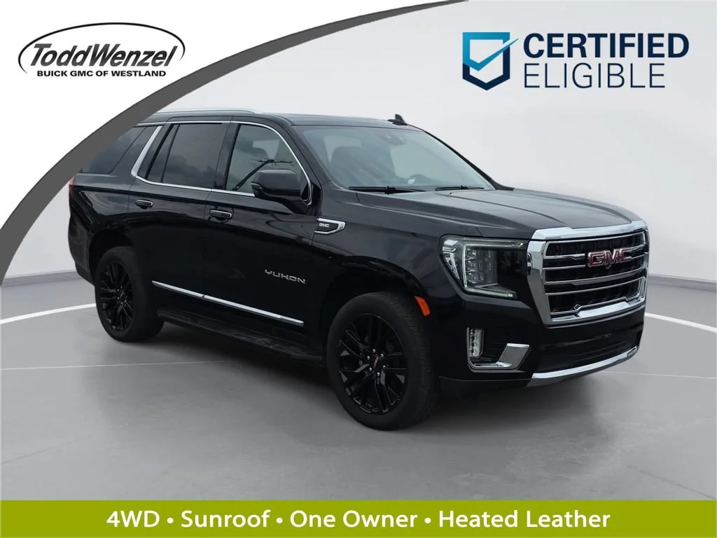 Certified Used 2023 Onyx Black GMC SLT image 1
