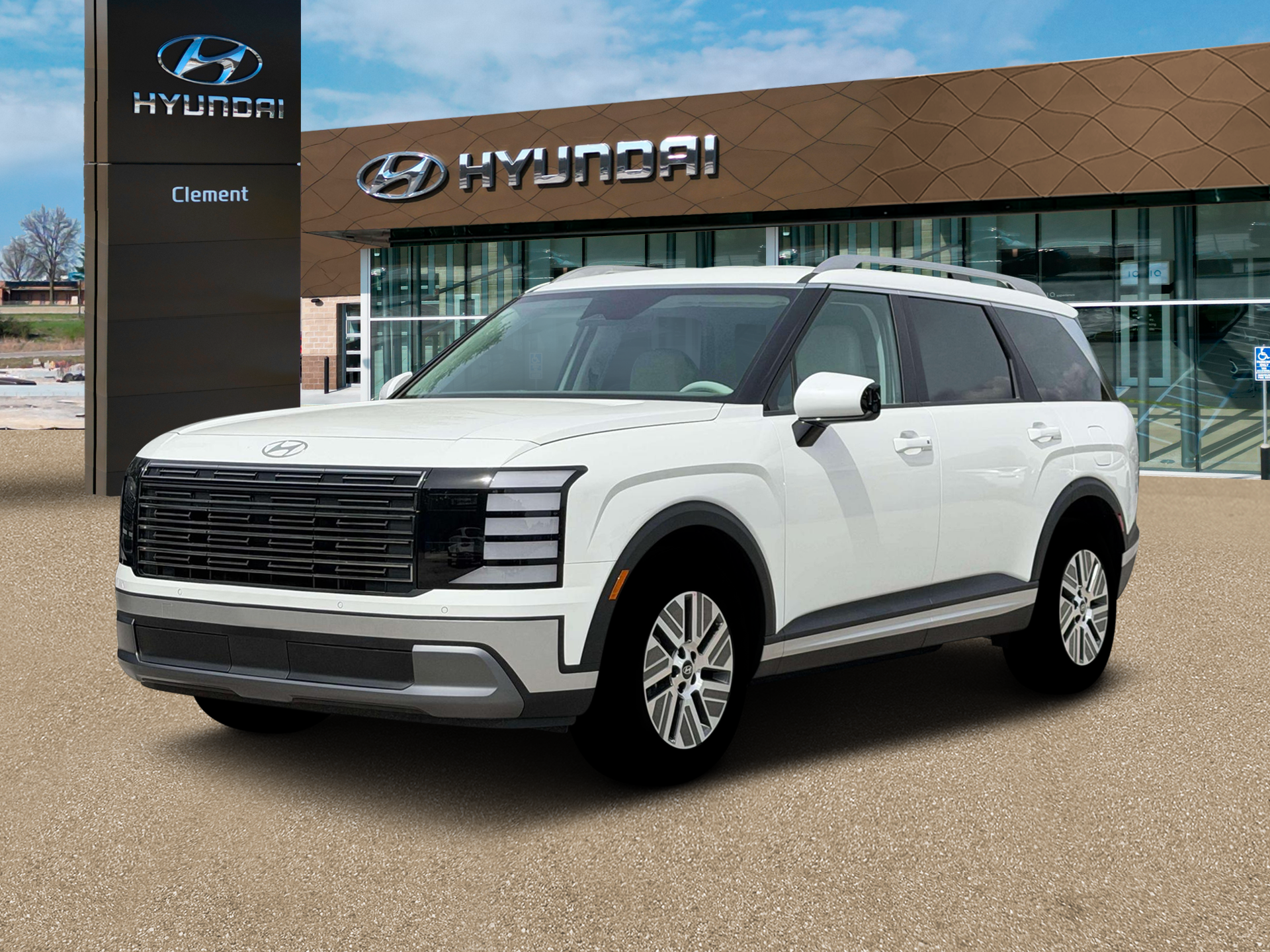 New 2026 White Hyundai SEL 8P image 1