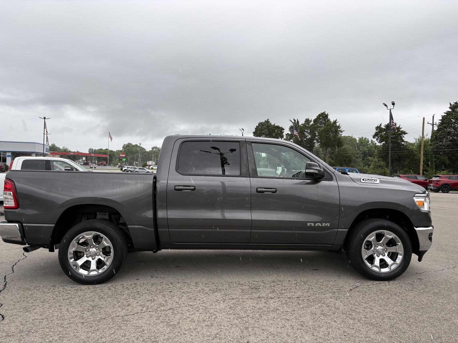 Used 2022 Granite Crystal Metallic Clearcoat Ram Big Horn image 4