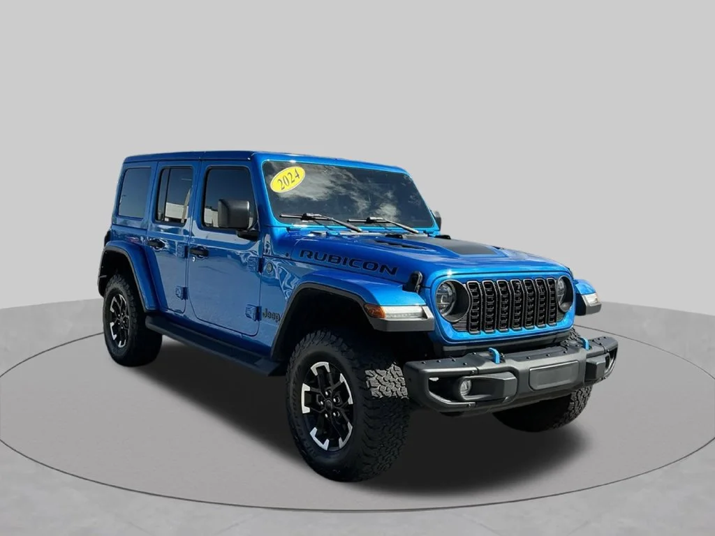 Used 2024 Blue Jeep Rubicon 4xe image 16