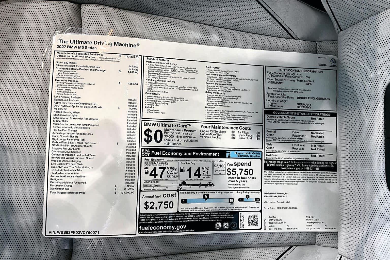 Used 2027 Storm Bay Metallic BMW  image 34