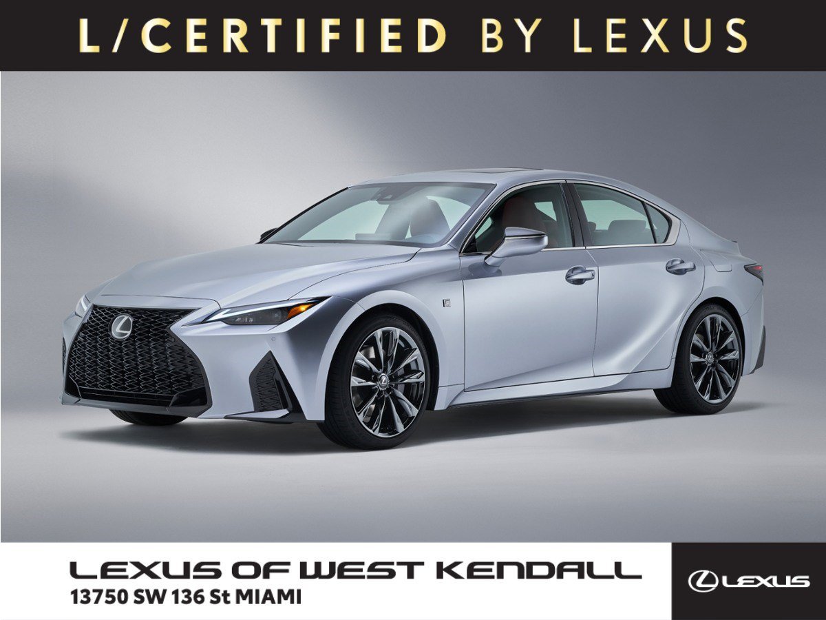 Certified Used 2023 Caviar Lexus IS 350 F SPORT image 1