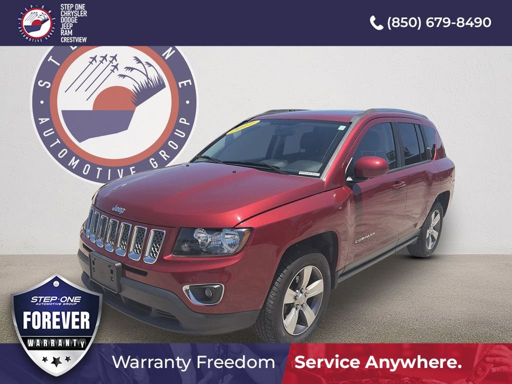 Used 2017 Red Jeep Latitude image 1