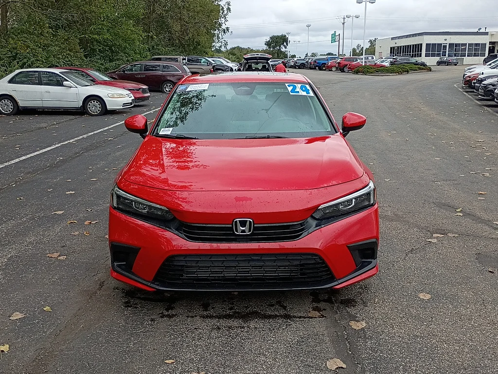 Certified Used 2024 Rallye Red Honda EX image 8