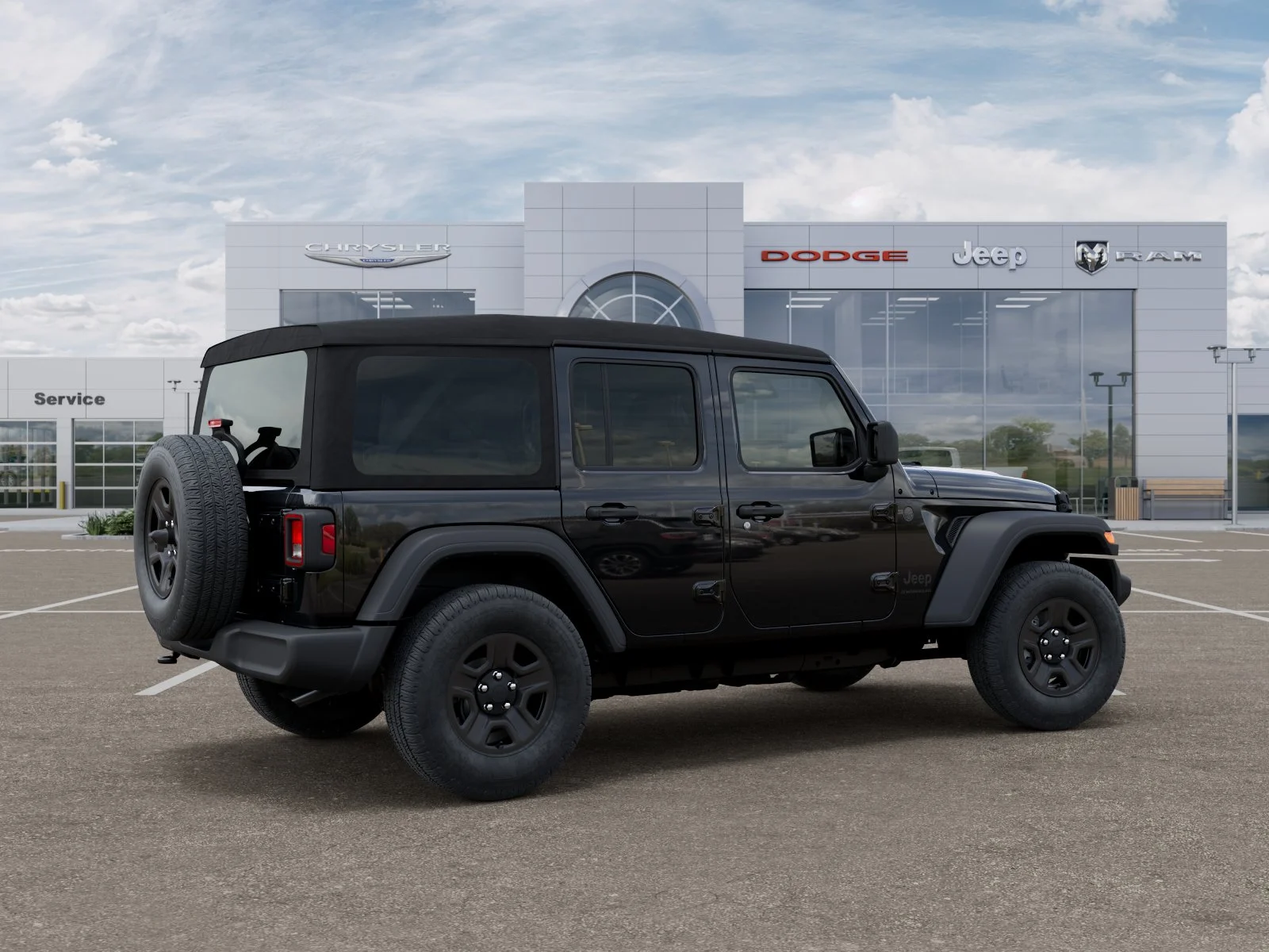 New 2026 Black Clear-Coat Exterior Paint Jeep Sport image 36