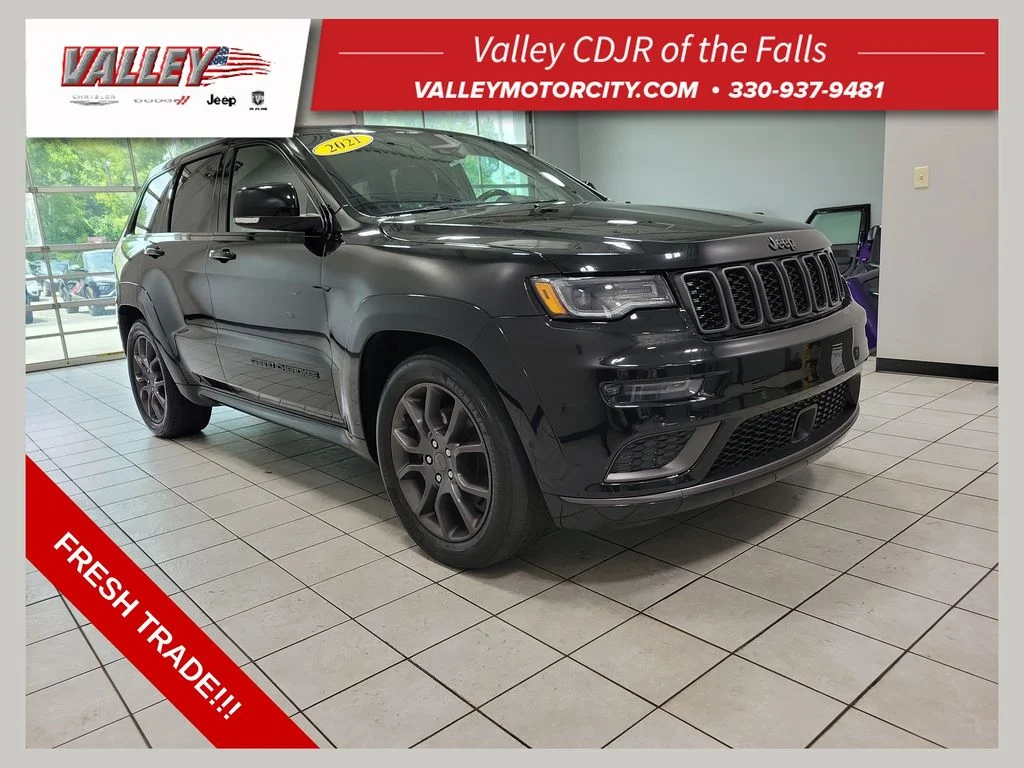 Certified Used 2021 Black Jeep Overland image 1