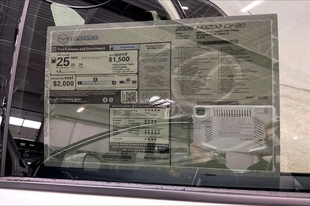 New 2026 Rhodium White Premium Mazda 3.3 Turbo Preferred AWD image 13