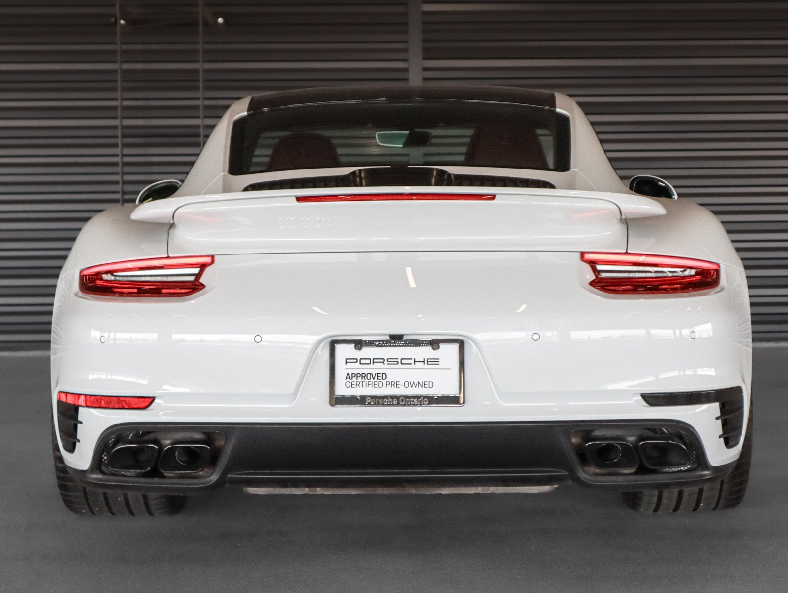 Certified Used 2019 Carrara White Metallic Porsche Turbo S image 9