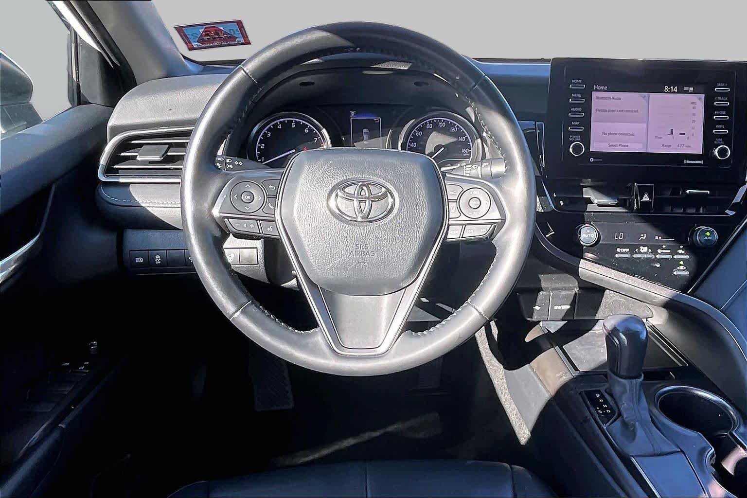 Used 2021 Super White Toyota SE image 6