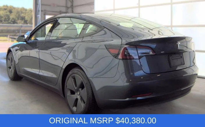 Used 2023 Silver Tesla Base image 2