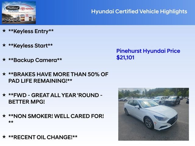 Certified Used 2023 White Hyundai SEL image 34