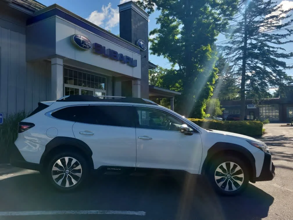 Certified Used 2023 Crystal White Pearl Subaru Touring XT image 2