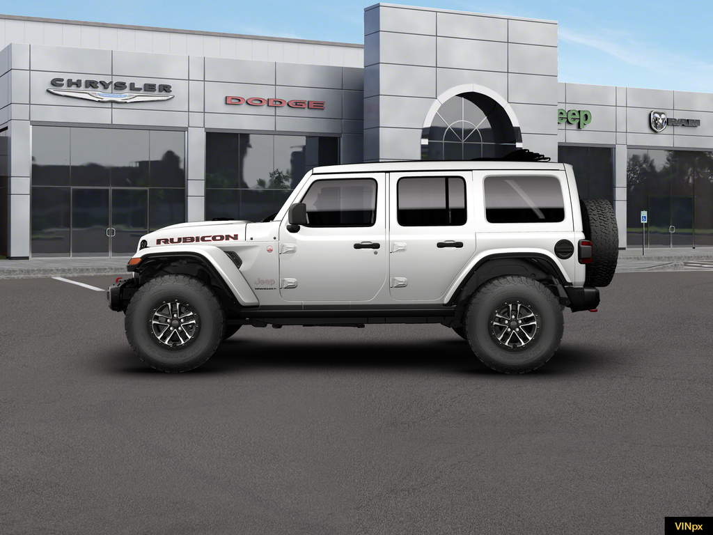 New 2026 Bright White Clear-Coat Exterior Paint Jeep Rubicon X image 2