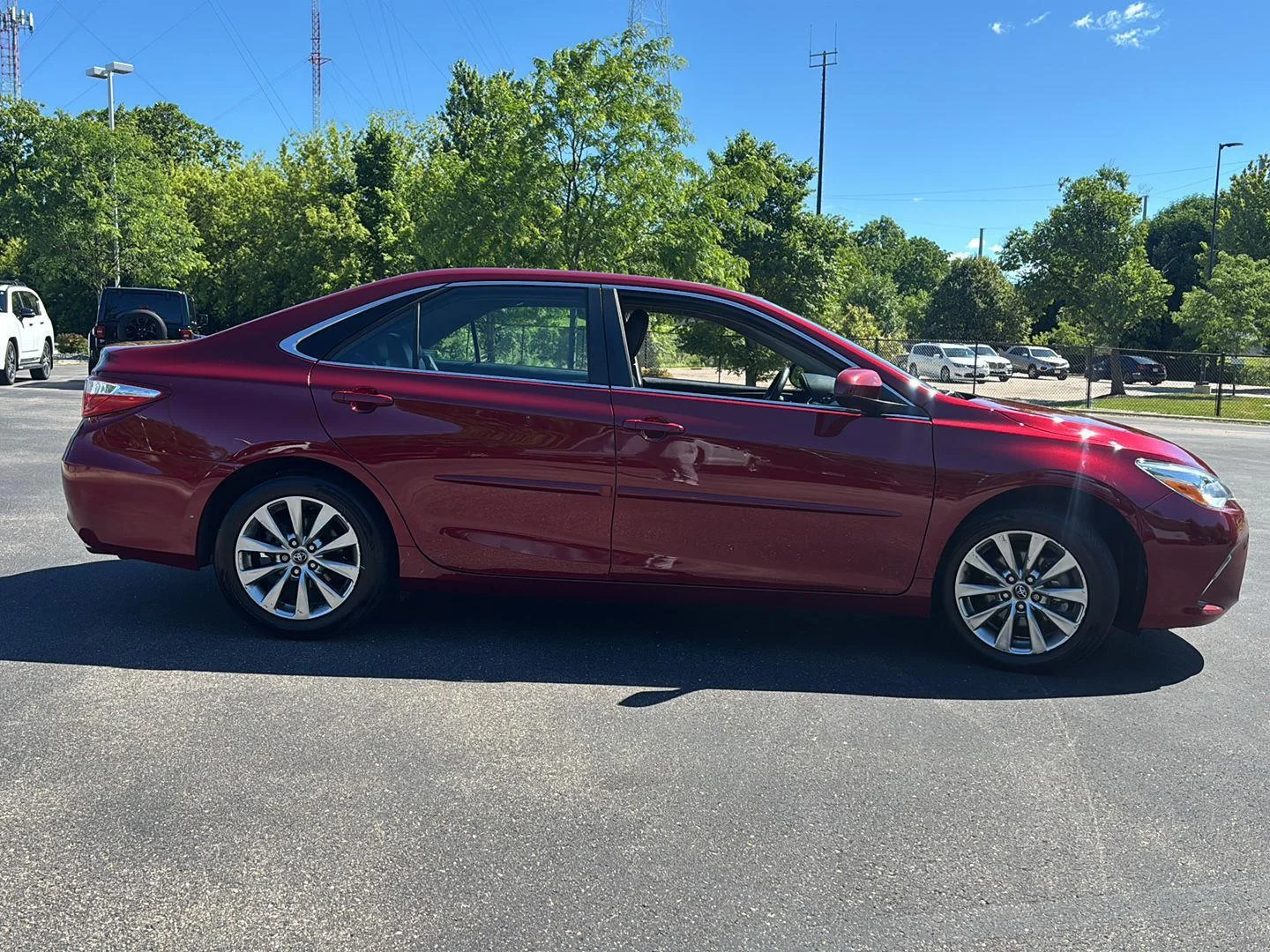 Certified Used 2017 Ruby Flare Pearl Toyota XLE image 10