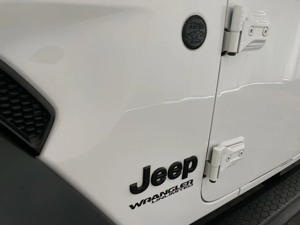 Used 2021 Bright White Clear Coat Jeep Willys image 32