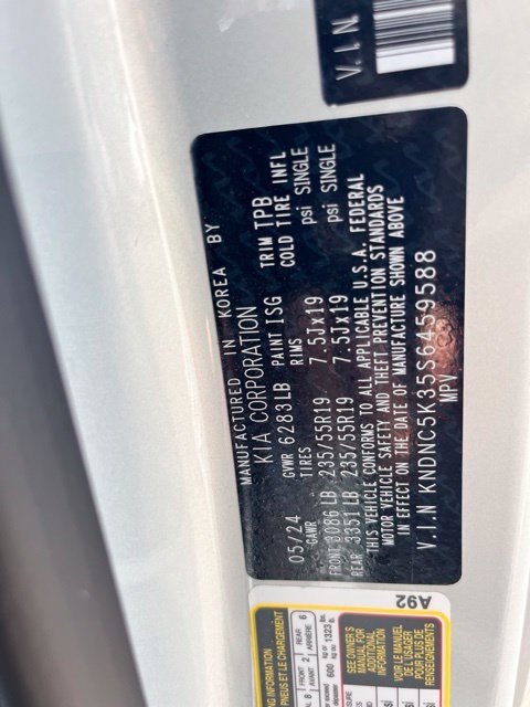 Used 2025 White Kia EX image 14