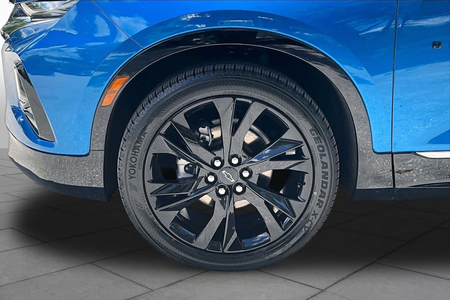 Used 2021 Bright Blue Metallic Chevrolet RS image 11