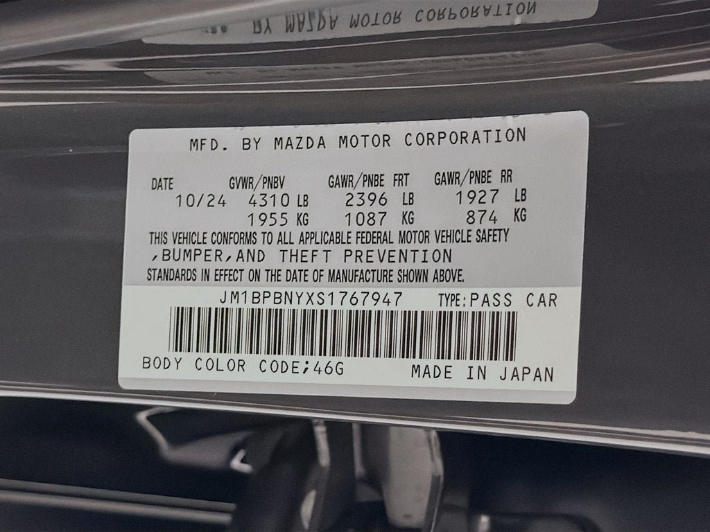 Used 2025 Machine Gray Metallic Mazda 2.5 Turbo Premium Plus Automatic AWD image 36