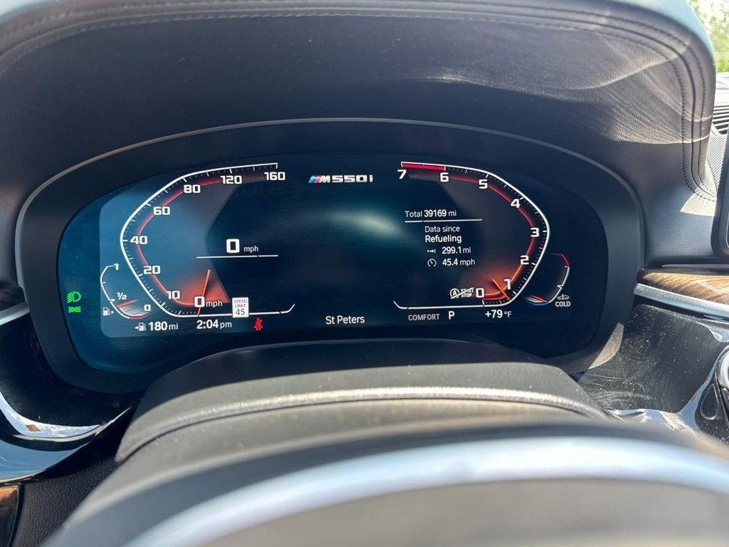 Used 2023 Black Sapphire Metallic BMW M550i xDrive image 24