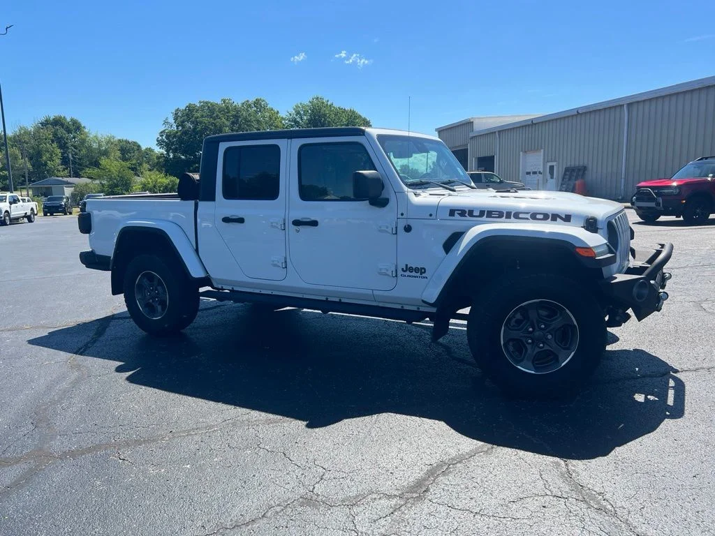 Used 2020 Bright White Clearcoat Jeep Rubicon image 2