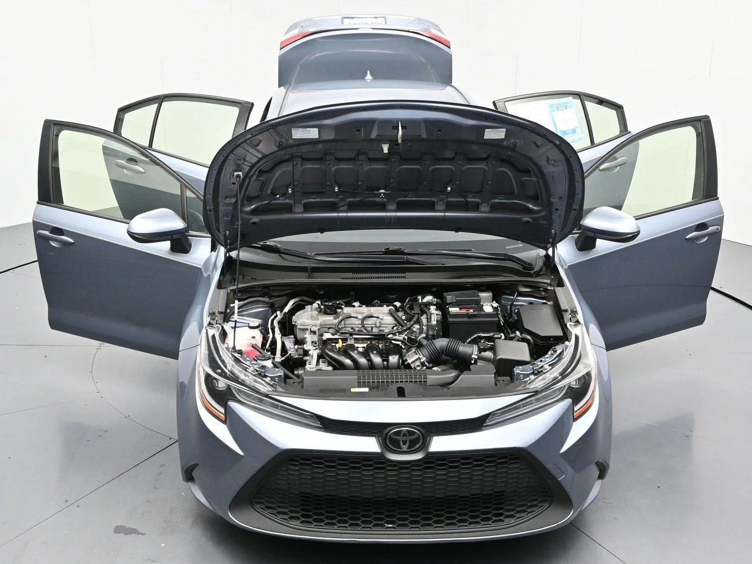 Used 2022 Celestite Gray Metallic Toyota LE image 38