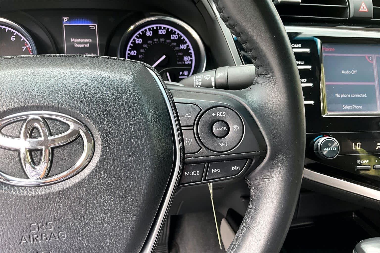 Used 2020 Midnight Black Metallic Toyota SE image 24