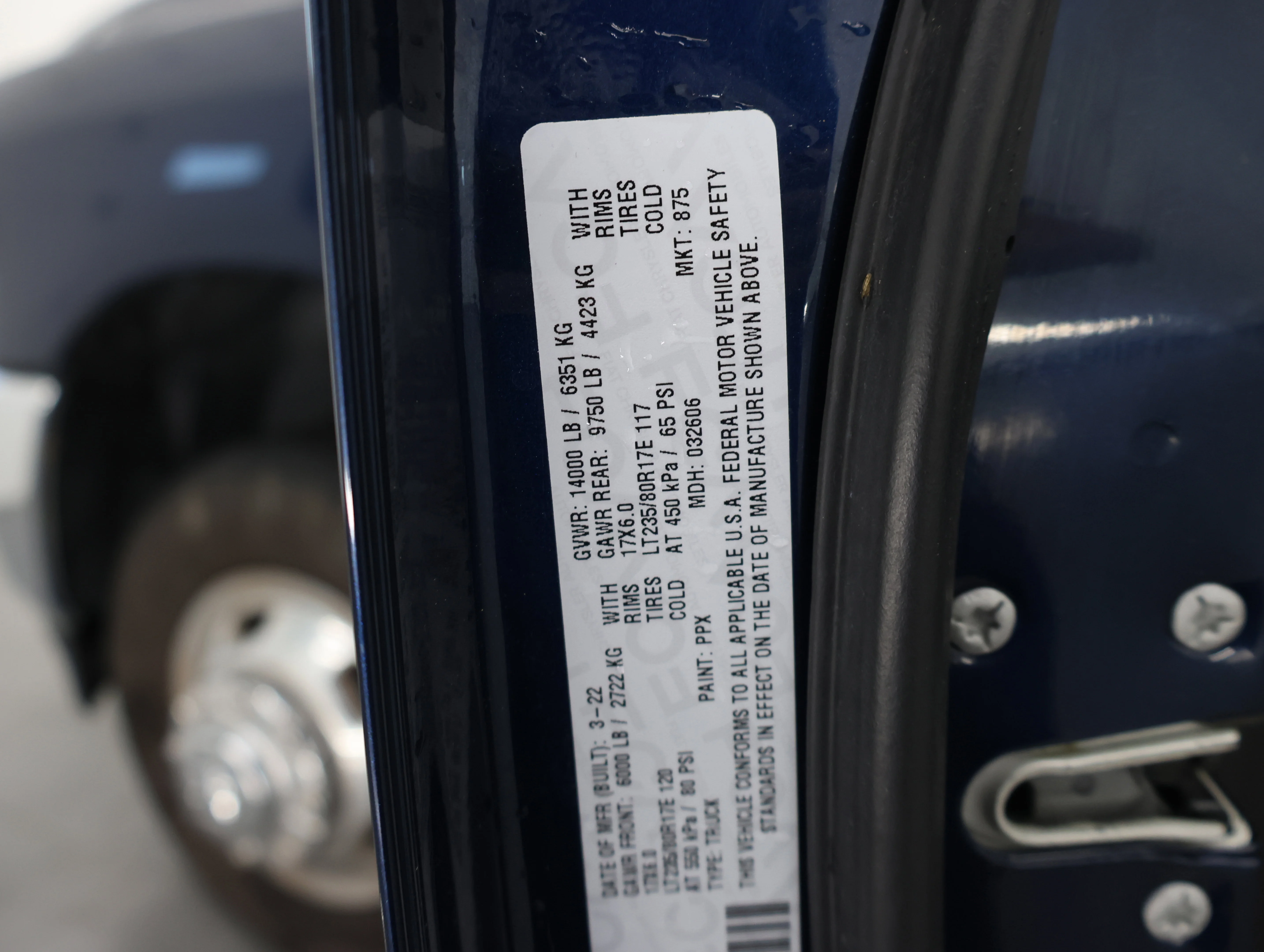Used 2022 Patriot Blue Pearlcoat Ram Tradesman image 66
