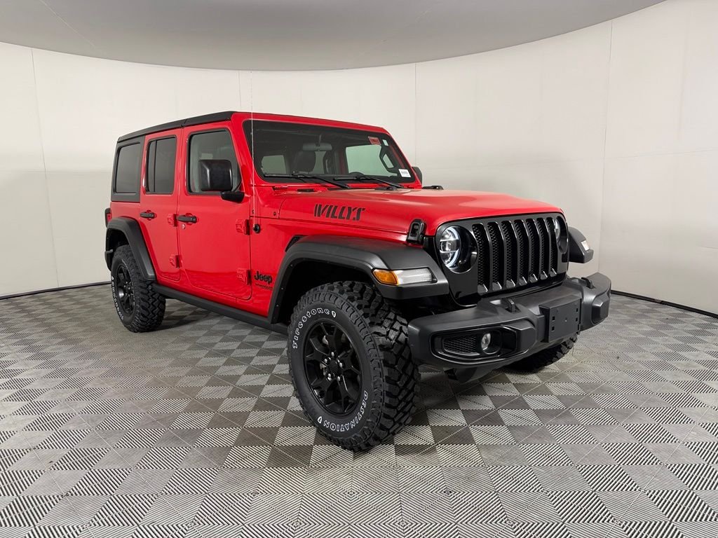 Certified Used 2022 Red Jeep Unlimited Willys image 5
