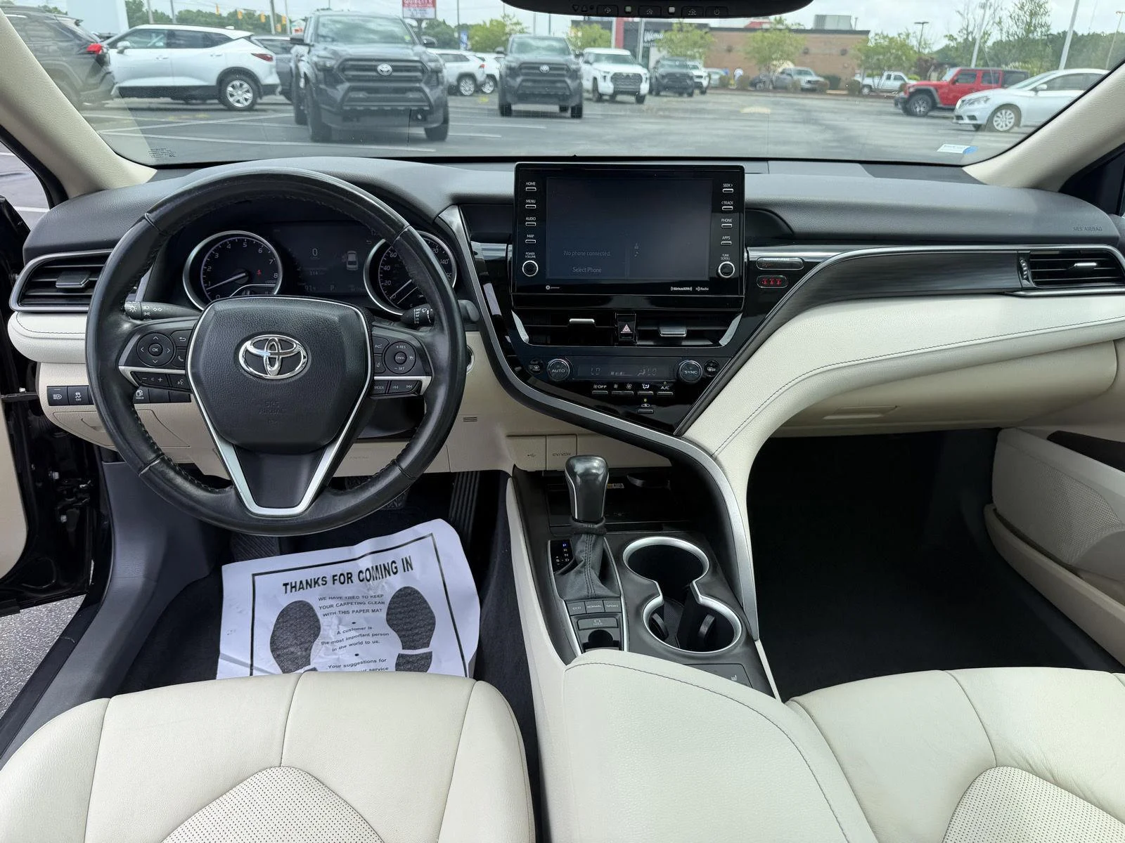 Used 2023 Midnight Black Metallic Toyota XLE image 17