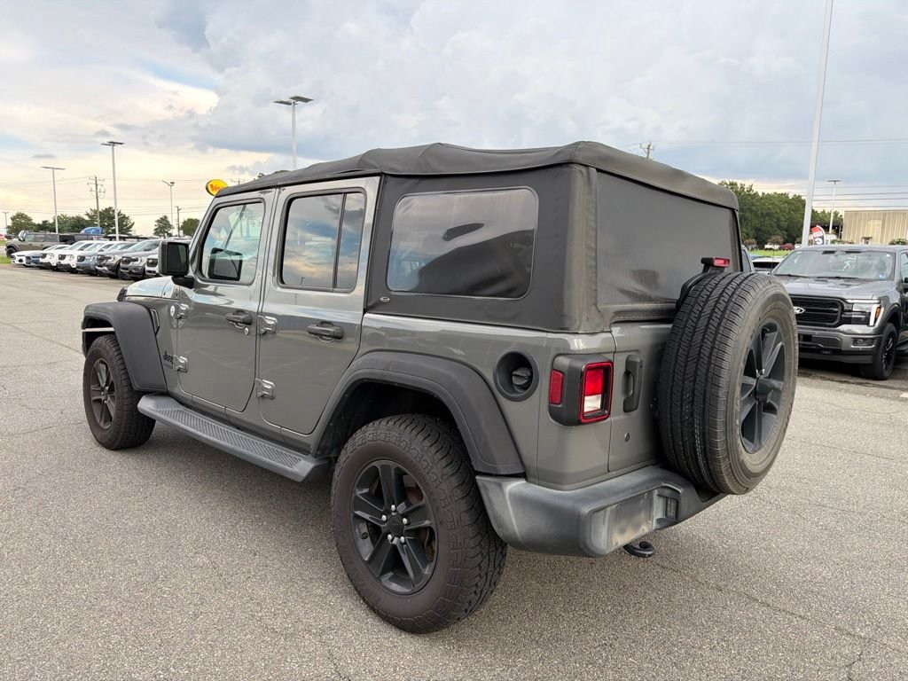 Used 2020 Sting Gray Clearcoat Jeep Unlimited Sport Altitude image 8