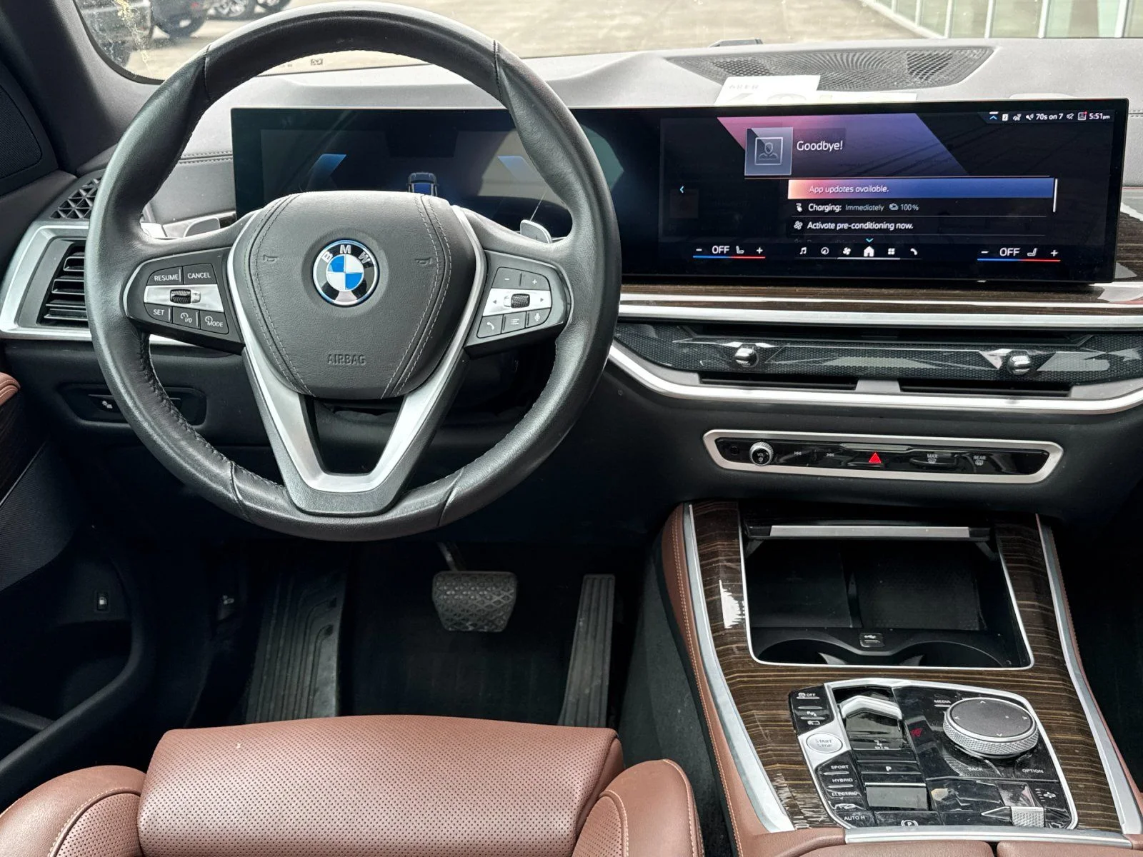 Used 2024 Manhattan Green Metallic BMW xDrive50e image 13