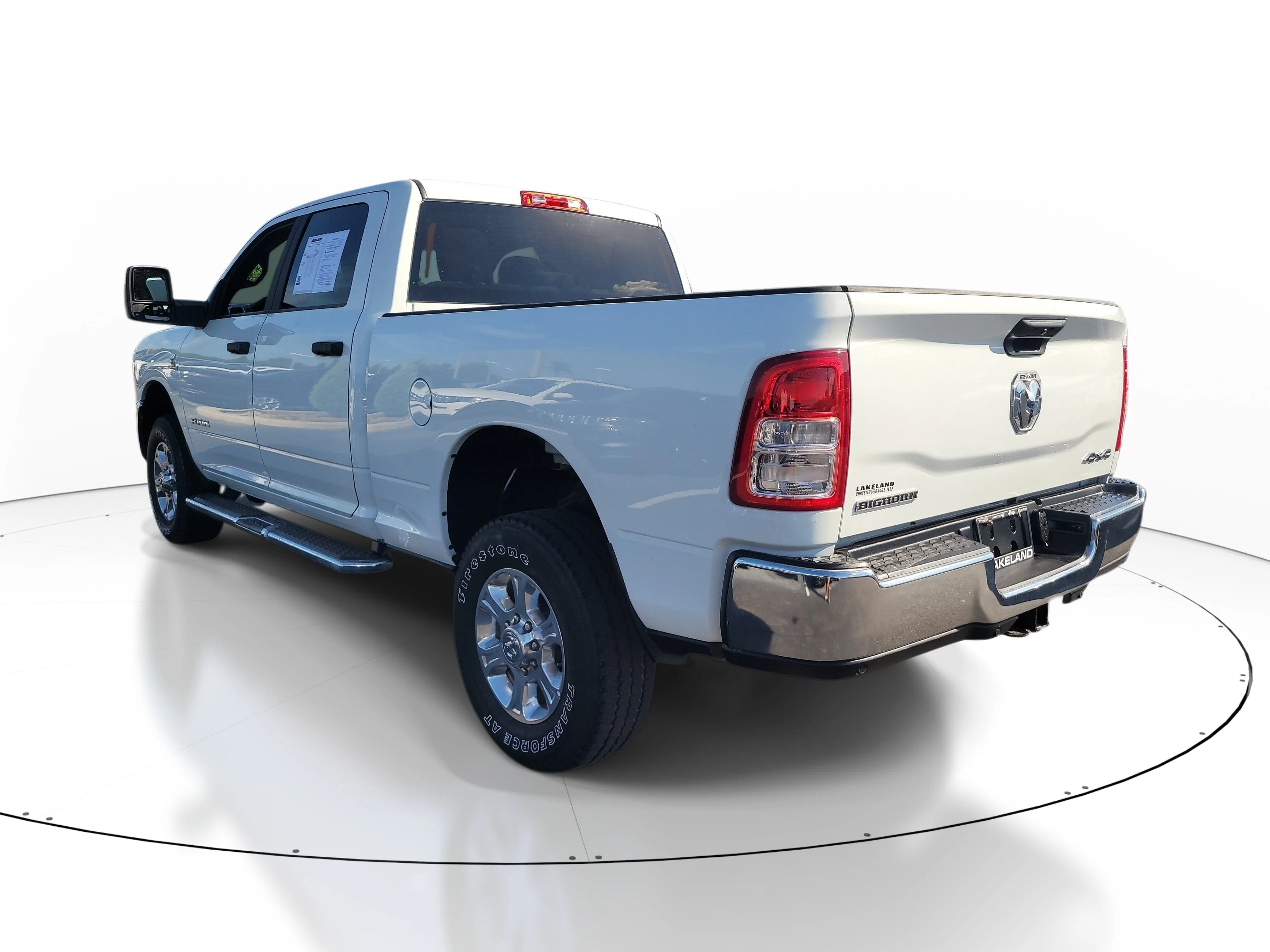 Used 2024 Bright White Clearcoat Ram Big Horn image 6