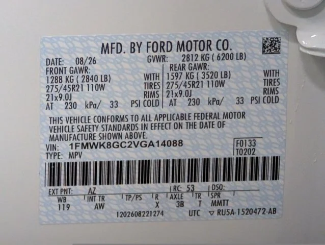 New 2027 Star White Metallic Tri-Coat Ford ST image 59