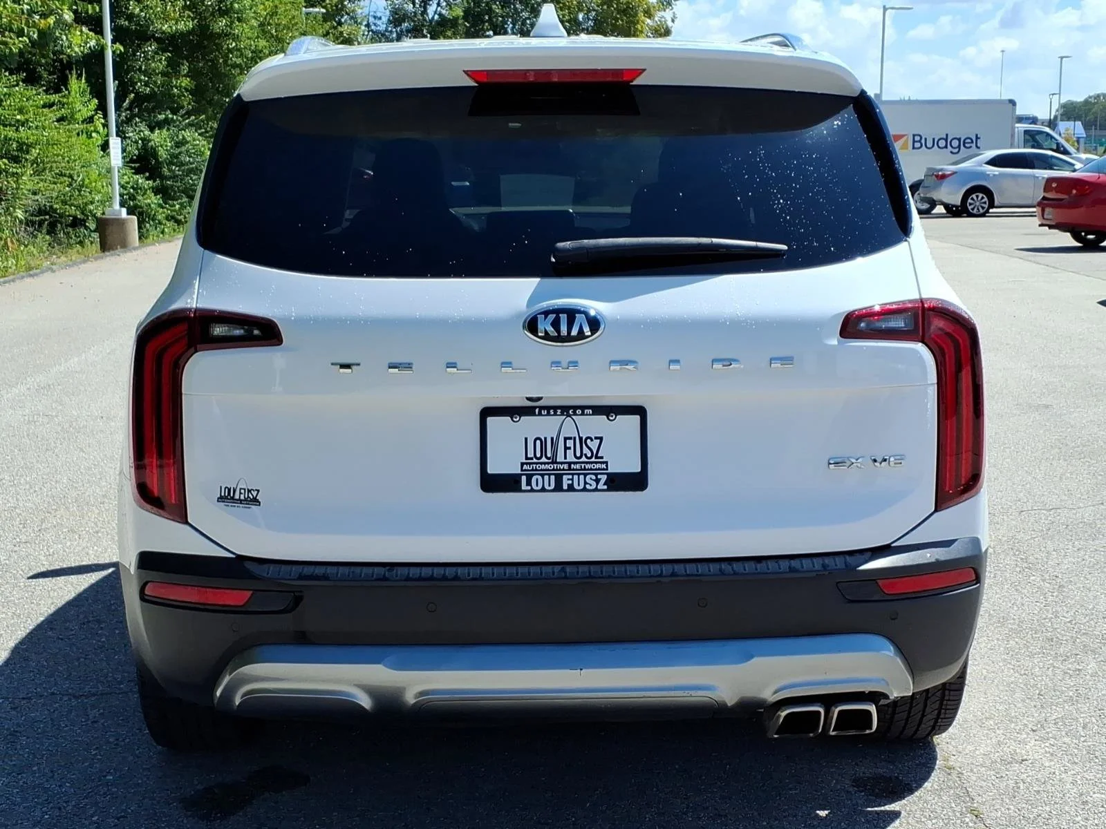 Used 2021 Glacial White Pearl Kia EX image 34