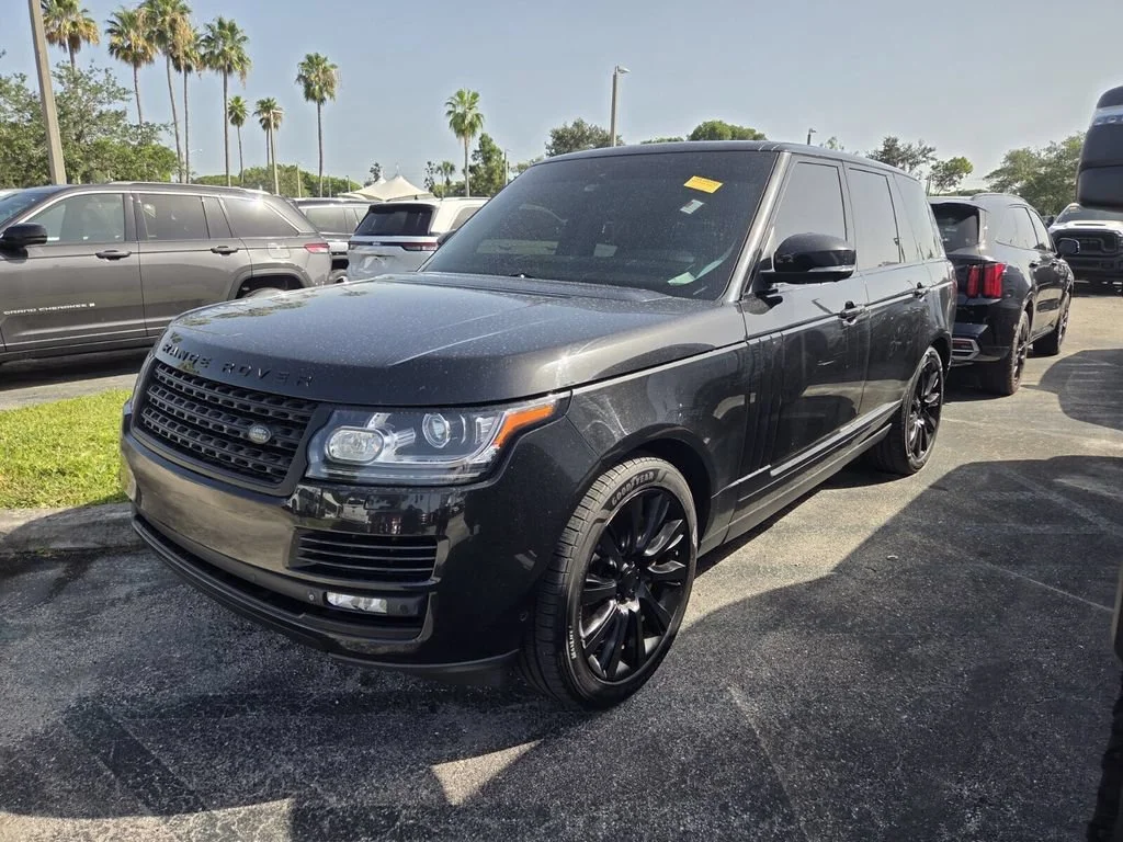 Used 2015 Santorini Black Metallic Land Rover Supercharged image 3