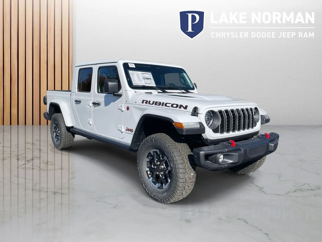 New 2026 Bright White Clear-Coat Exterior Paint Jeep Rubicon X image 2