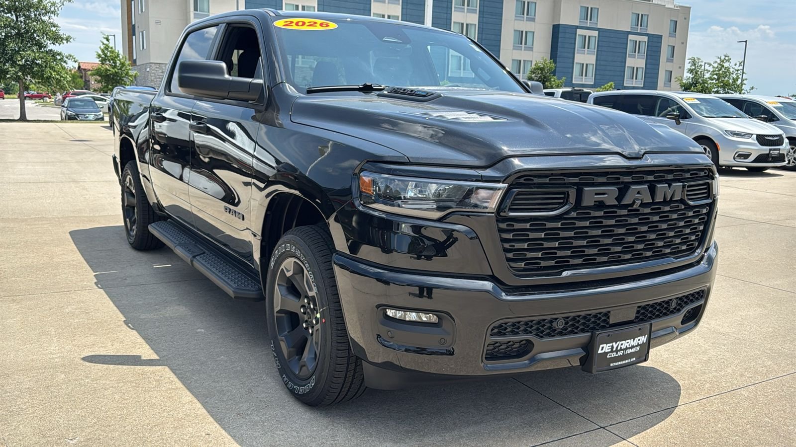 New 2026 Diamond Black Crystal Pearlcoat RAM Express image 2