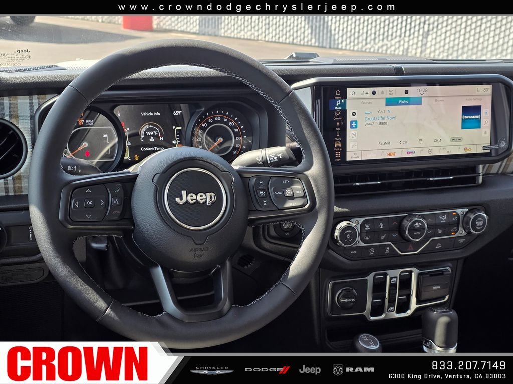New 2026 Bright White Clear-Coat Exterior Paint Jeep 85th Anniversary Edition image 10