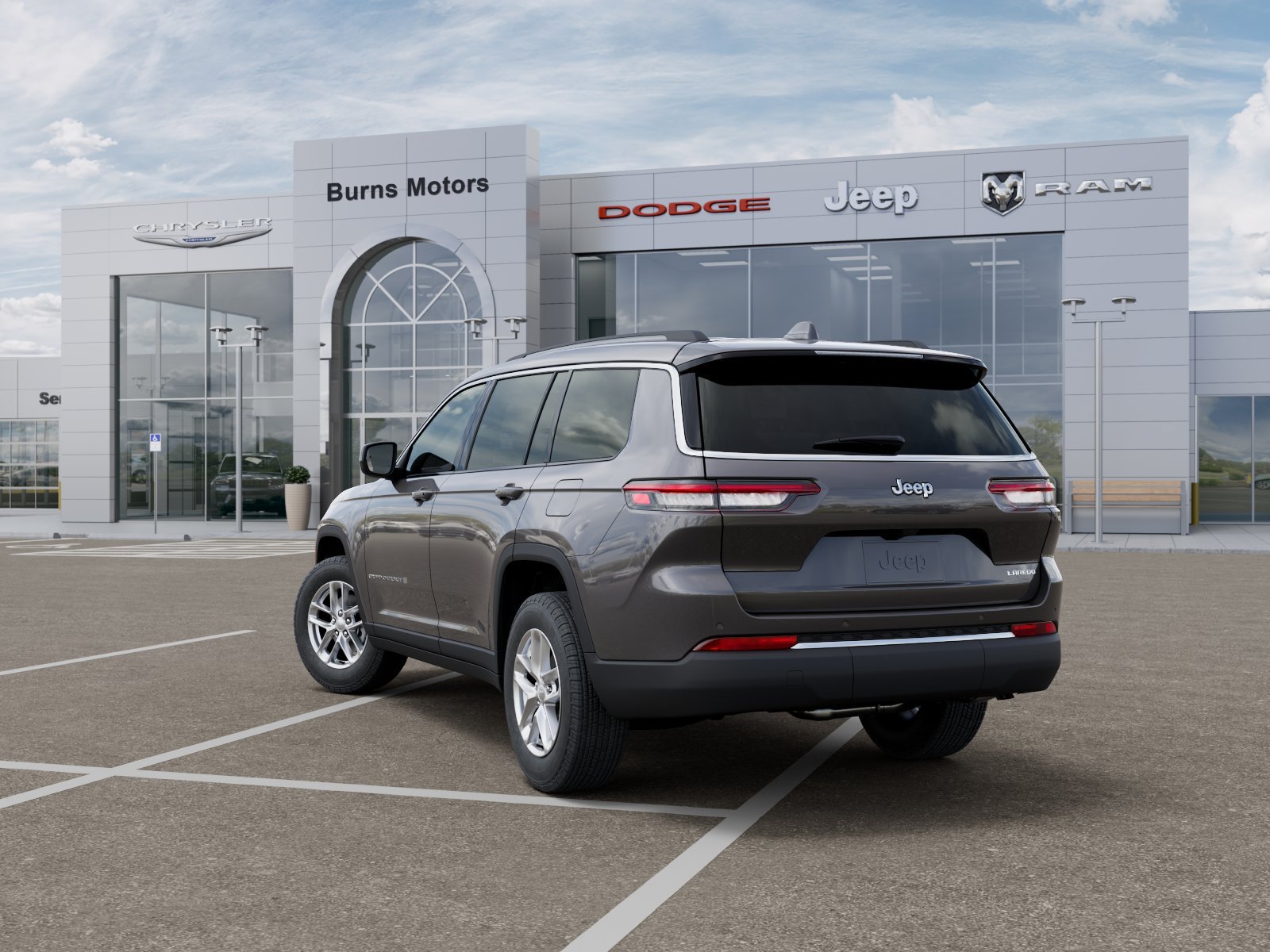 New 2026 Baltic Gray Metallic Clear-Coat Exterior Paint Jeep Laredo image 3