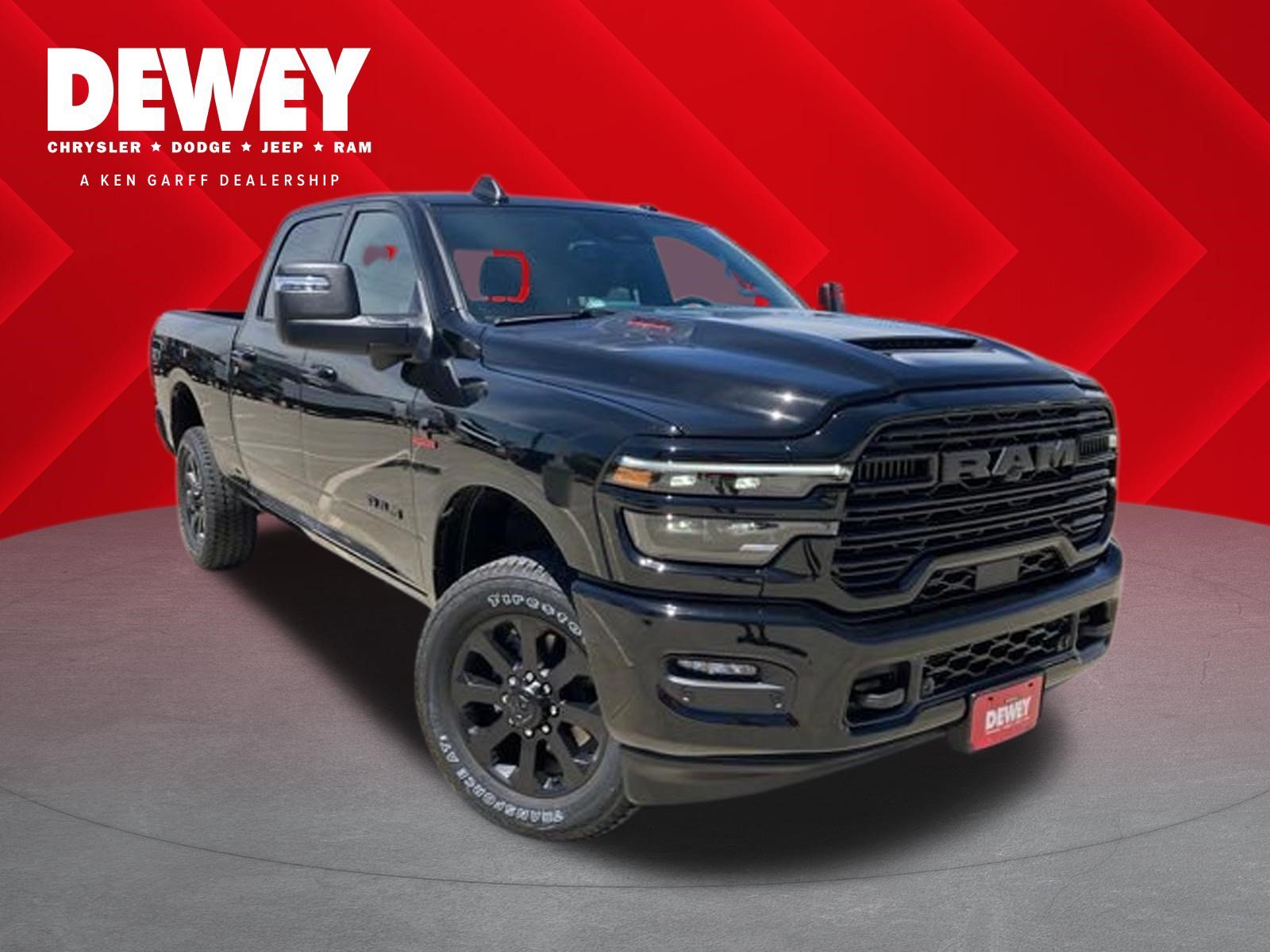 New 2026 Diamond Black Crystal Pearl-Coat Exterior Paint RAM Laramie image 1