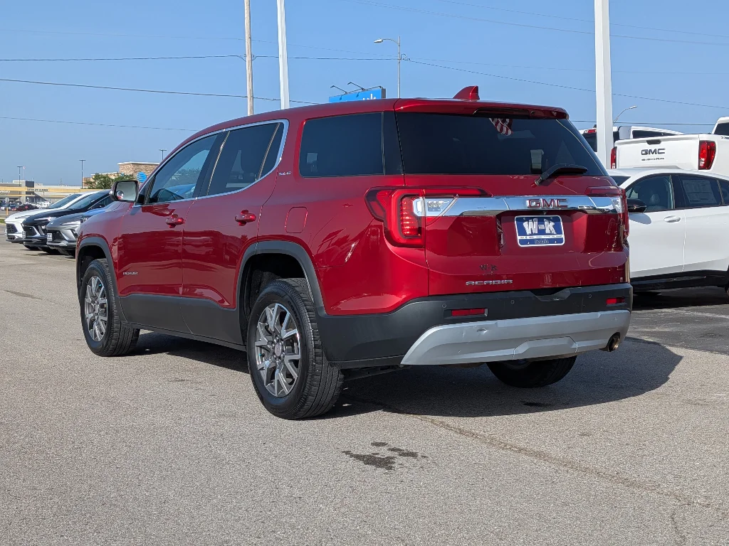Used 2021 Cayenne Red Tintcoat GMC SLE image 8