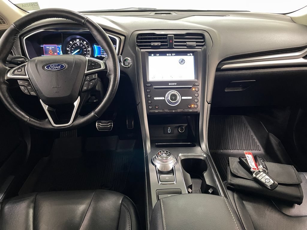 Used 2017 Ford Fusion Hybrid Titanium with VIN 3FA6P0RU6HR216822 for sale in Delaware, OH