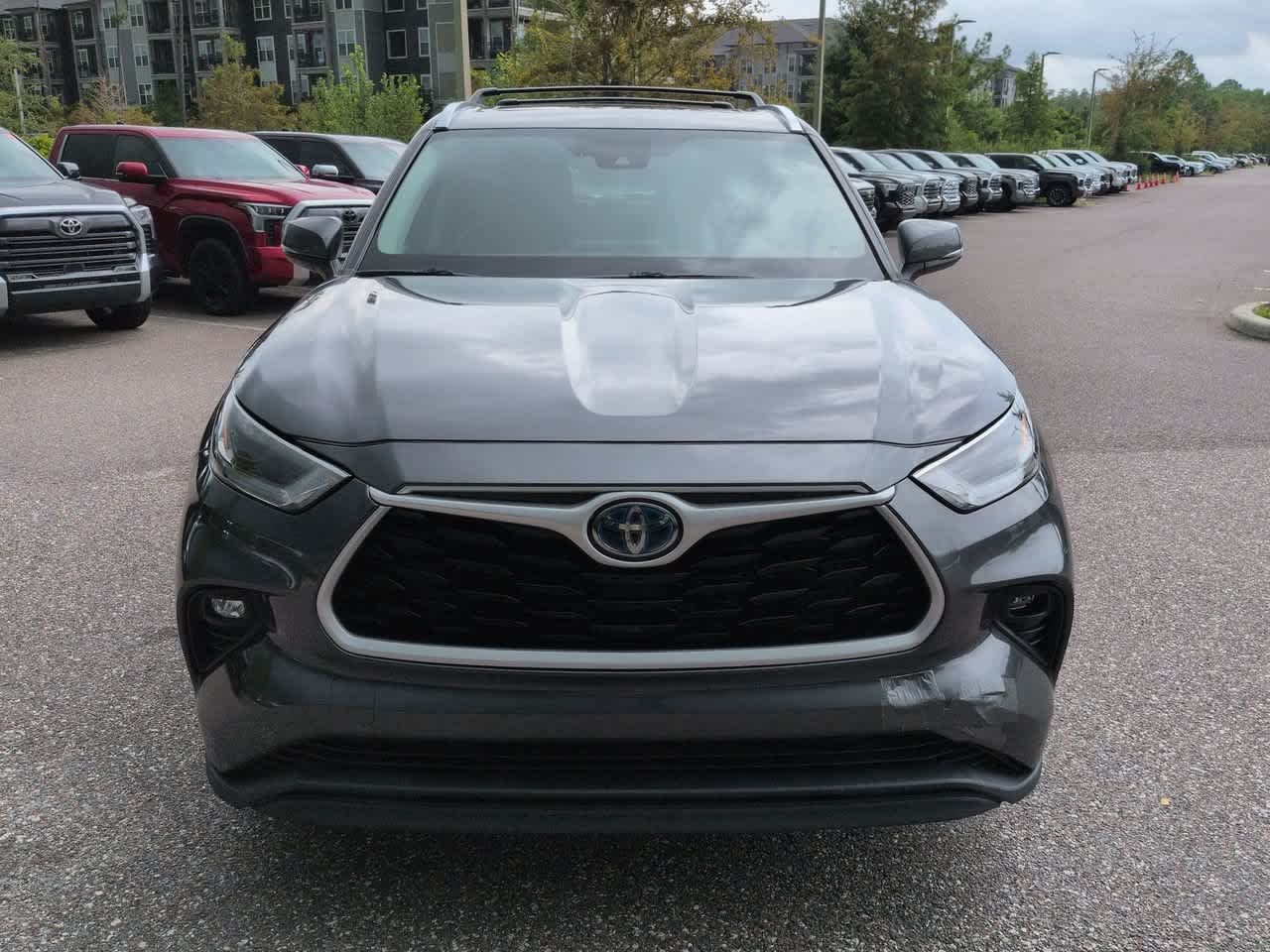 Certified Used 2021 Magnetic Gray Metallic Toyota Hybrid XLE image 9