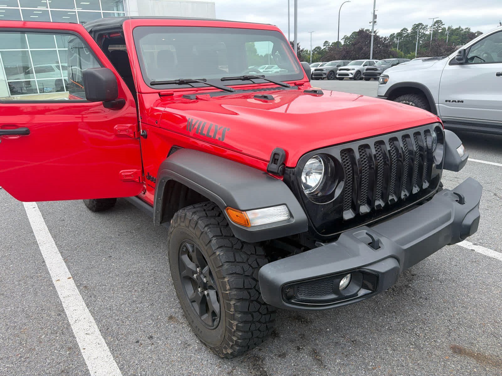 Used 2021 Firecracker Red Clearcoat Jeep Willys Sport image 2