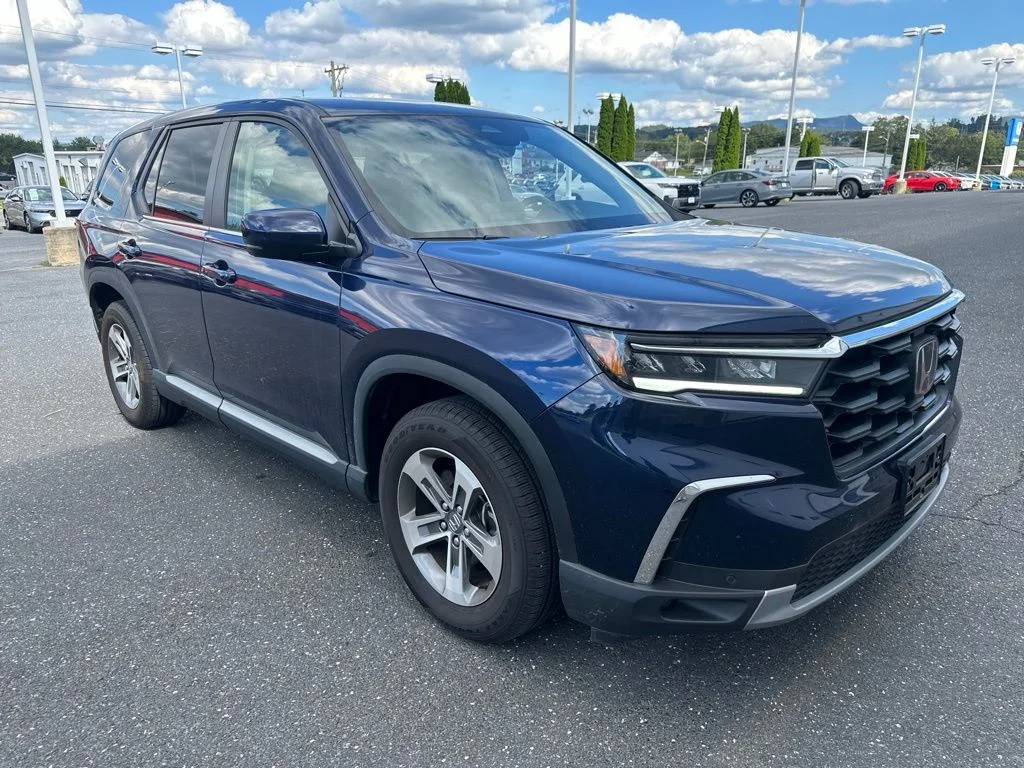 Certified Used 2025 Obsidian Blue Pearl Honda AWD EX-L image 1