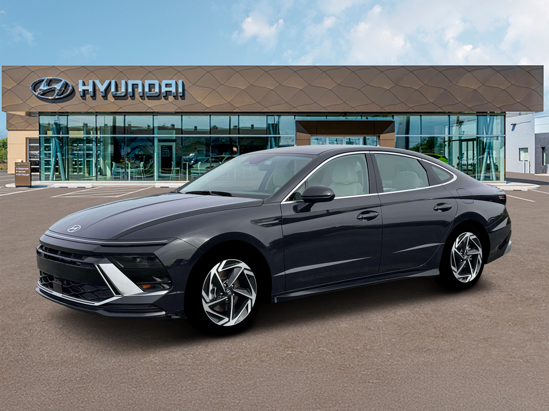New 2026 Blue Hyundai SEL Sport image 2