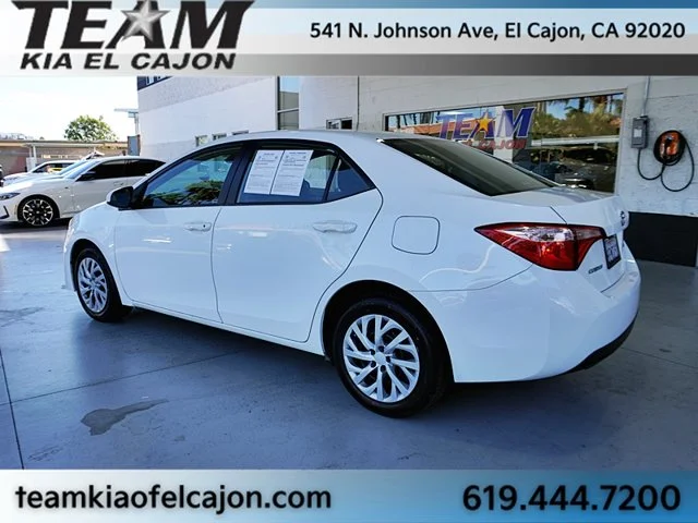 Used 2019 White Toyota LE image 7