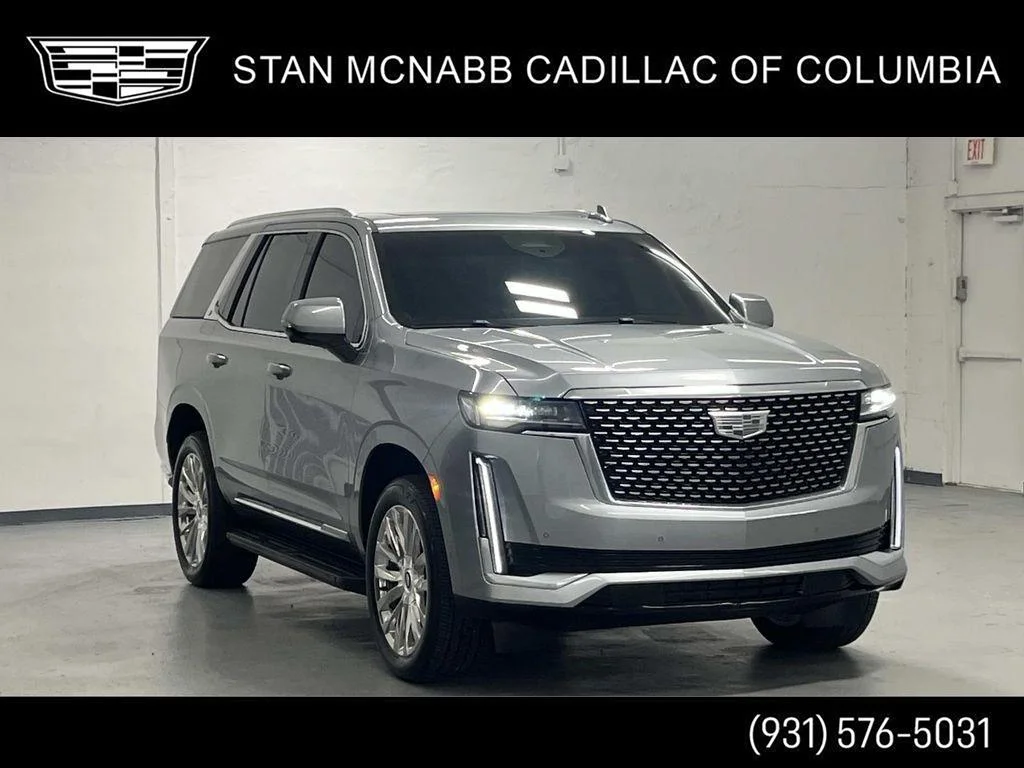 Used 2024 Argent Silver Metallic Cadillac Premium Luxury image 1