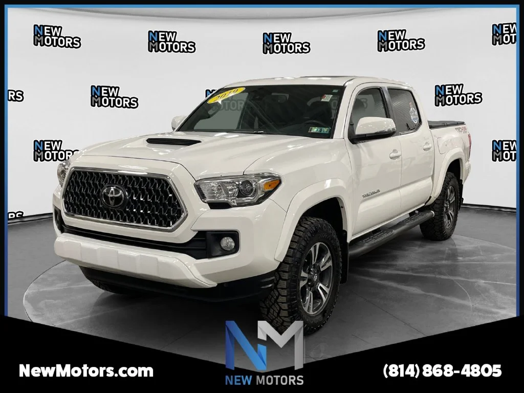 Used 2019 Super White Toyota TRD Sport image 1