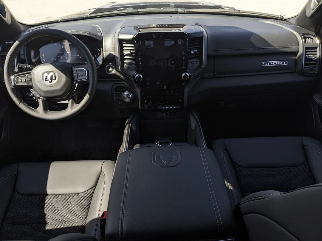 New 2026 Black RAM Sport - - 4x4 - Dual?Pane Panoramic Sunroof - Steel Sport Hood - Trailer Brake Control & More! image 25